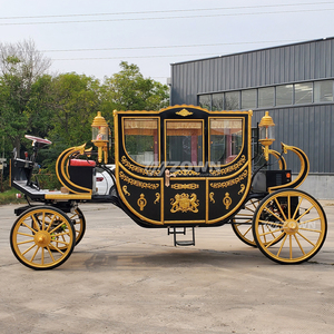 รถม้าไฟฟ้าสไตล์ยุโรปคลาสสิกคุณภาพปี 2025 สำหรับงานแต่งงาน 4-6 คน - Product Image 6