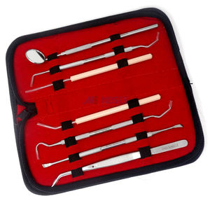 7 pièces détartreur dentaire Curette Pick dentiste outils à main ensemble Kit de nettoyage dentaire hygiène buccale professionnelle - Product Image 3