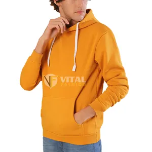 Trending Style Mens Custom Printed Fine Quality Mens Cotton Fleece Pull Over Hoodie