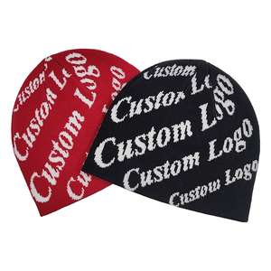 Gorros de Punto Acrílicos Personalizados con Diseño Jacquard en Toda la Superficie, Estilo Holgado para Invierno - Product Image 4