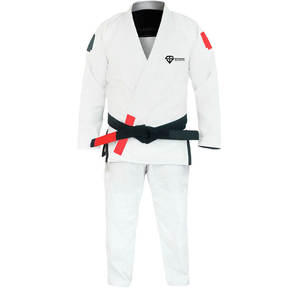 Uniforme de Jiu Jitsu de Manga Larga de Algodón, Venta al por Mayor, Servicio OEM, Precios Más Bajos, Uniforme de Artes Marciales de Jiu Jitsu - Product Image 1