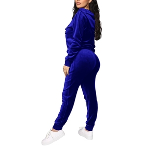 Ensemble survêtement femme hiver, taille ample, pantalon de survêtement automne, ensembles sportifs à capuche, deux pièces, 2026 - Product Image 2