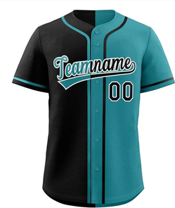 2025 personnalisé imprimé unisexe vêtements de sport d'été bébé enfants coton maillot de Baseball avec nom numéro équipe bas prix OEM Service - Product Image 2
