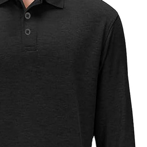 เสื้อโปโลแขนสั้นระบายอากาศได้ดีสำหรับผู้ชายเสื้อโปโลสีพื้นแบบเรียบง่าย2025ชุดเดรสกีฬา - Product Image 3