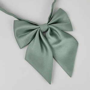 38cm*5cm Solid Color Kids Female Student Lazy <b>Ties</b> Red White Graffiti <b>Cravat</b> Neckwear Business Style <b>Bow</b> <b>Tie</b> for School Uniform - Product Image 2