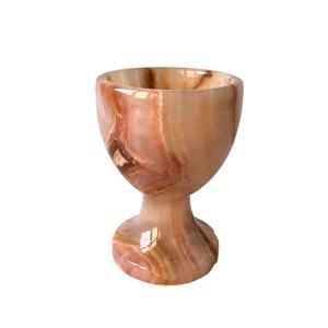 ถ้วยไอศกรีมโอนิกซ์สีเหลืองขนาดเล็กถ้วยน้ำแข็งหินอ่อนนิลถ้วยไอศกรีมหินโอนิกซ์ - Product Image 4