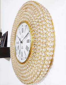 NOUVEAU Grandes horloges murales de luxe en métal avec décoration intérieure Décoration mécanique Horloge murale design - Product Image 5