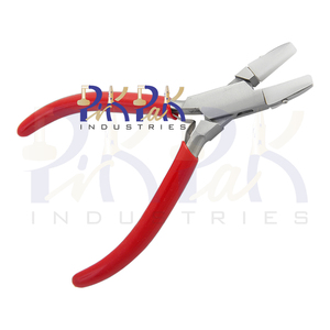 Size 125mm Stainless Steel Chain <b>Nose</b> Plier Nylon Jaws PVC Handles Jewelry Making DIY Crafts Wire Wrapping OEM Crimping Circlip - Product Image 4