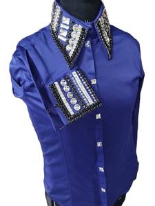 Chemise d'équitation Western Showmanship de qualité supérieure pour hommes et femmes pour vêtements équestres - Product Image 3