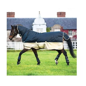 Alfombras cómodas para caballos al aire libre a precio de fábrica, manta/cubierta de poliéster para caballos de la mejor calidad exportada desde la India - Product Image 1