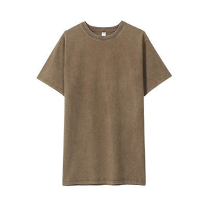 เสื้อยืดโอเวอร์ไซส์ผู้ชายลดราคาจากโรงงาน เสื้อยืดออกกำลังกาย แฟชั่นสตรีทแวร์ เสื้อยืดแบบย้อมสีเอซิดสั่งทำพิเศษ - Product Image 1