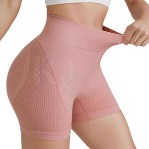 Shorts de sport respirants et écologiques à taille haute avec effet froncé pour le fitness, l'entraînement en salle de sport et le quotidien - Product Image 3