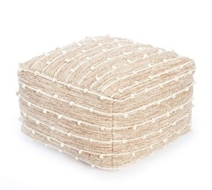 เบาะนั่งทรงกลมทอมือทันสมัย - ของตกแต่งอเนกประสงค์ที่มีสไตล์ ผลิตจากเส้นด้ายฝ้ายคุณภาพสูง - Product Image 5