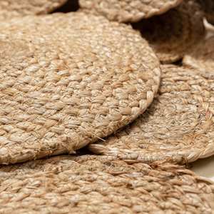 Napperon en jacinthe d'eau naturelle sans BPA personnalisé Boho paille tissée en jonc de mer - Product Image 2