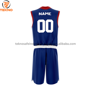 Nouveaux ensembles d'uniformes de basket-ball de sublimation de produit chaud nouveaux maillots et shorts de basket-ball d'entraînement de vêtements de sport entretenus par OEM - Product Image 4