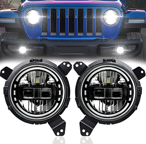 Para Jp JL JT, Faro LED de 12 V y <span class=keywords><strong>7</strong></span> Pulgadas <span class=keywords><strong>King</strong></span> <span class=keywords><strong>Kong</strong></span>, Soporte de Faro de 9 Pulgadas Modificado Diamond 2018+, DOT/EMARK - Product Image 4