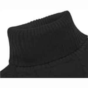 Sweat-shirt à col rond à manches longues pour hommes de haute qualité automne et hiver haut en tricot chaud avec logo avant anti-rides - Product Image 4