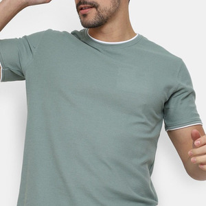 2025 Boxy Hip Hop hombres de gran tamaño 100% algodón camiseta 250 GSM hombro caído peso pesado ropa de calle de lujo personalizable - Product Image 6