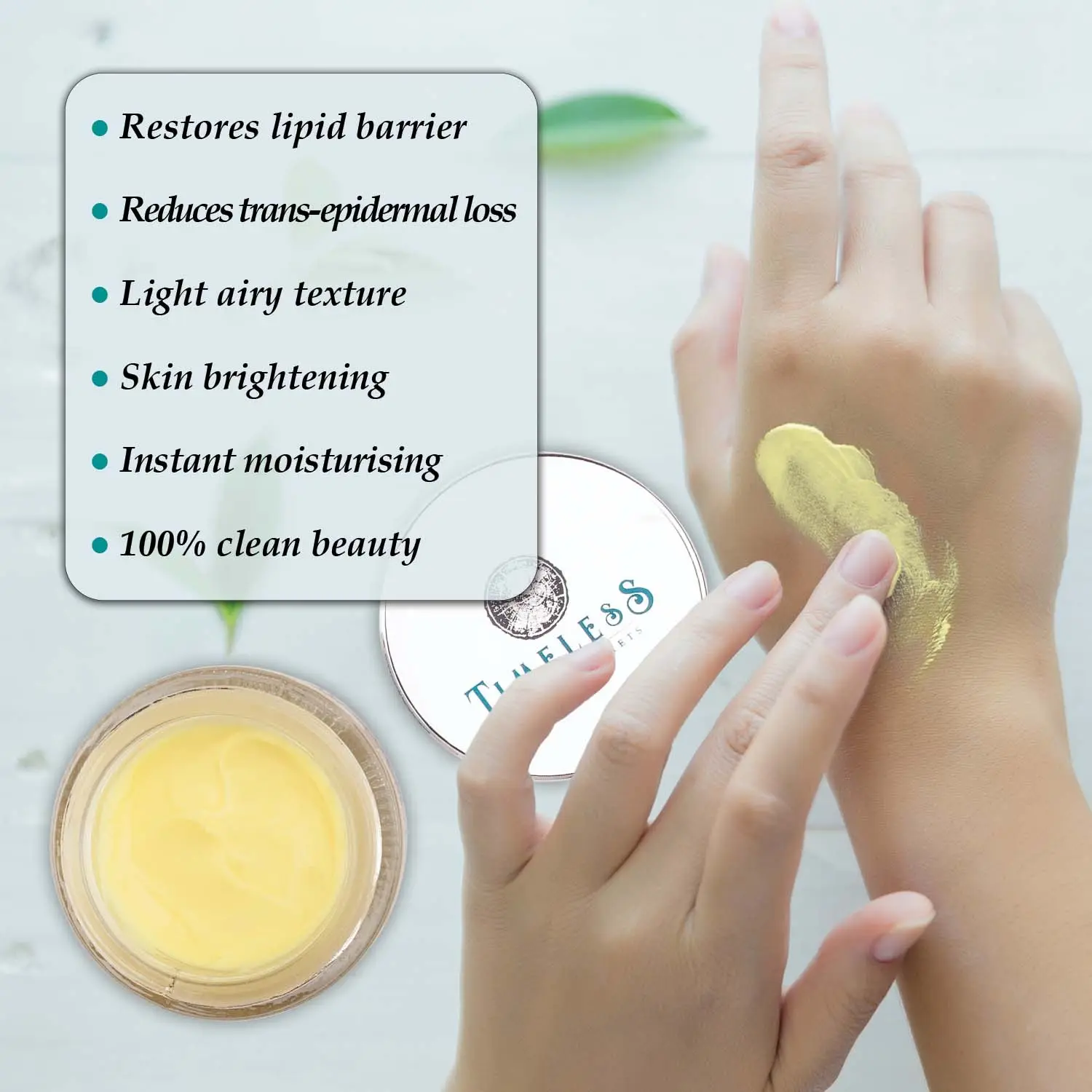 Etkili Anti aging Anti kırışıklık cilt bakımı badem yağı özleri sandal yüz kremi oluşan Shea yağı safran kırmızı gün