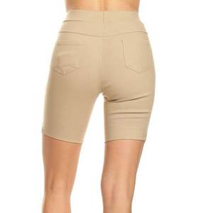 Pantalones cortos deportivos para mujer, nuevo ciclismo acanalado, Jogging, Fitness, cintura alta, Push Up, pantalones cortos de gimnasio, mallas, pantalones cortos de Yoga, pantalones cortos - Product Image 5