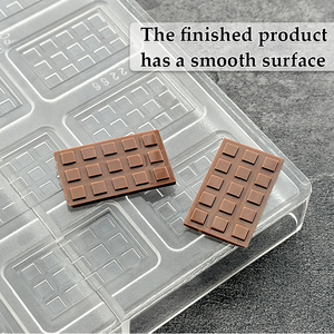 قالب شوكولاتة مربع صغير 3 جرام من البولي كربونات، قالب شوكولاتة مخصص سهل الفك - Product Image 5