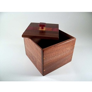 Travel Box Handmade <b>Storage</b> Box with Lid Natural Wood Organizer Box Decorative <b>Wooden</b> Container for Home and Office - Product Image 6