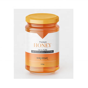 Étiquette adhésive personnalisable autocollant logo imprimé numérique étanche pour la conception de miel d'abeille pour l'impression de carton de papier de nourriture de confiture - Product Image 2