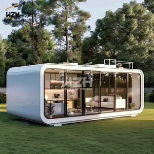 <span class=keywords><strong>Maison</strong></span> moderne en conteneur préfabriqué de 3 chambres Petite <span class=keywords><strong>maison</strong></span> mobile complète pour les centres de villégiature Boîte plate Capsule <span class=keywords><strong>Maison</strong></span> pour hôtels et villas - Product Image 1