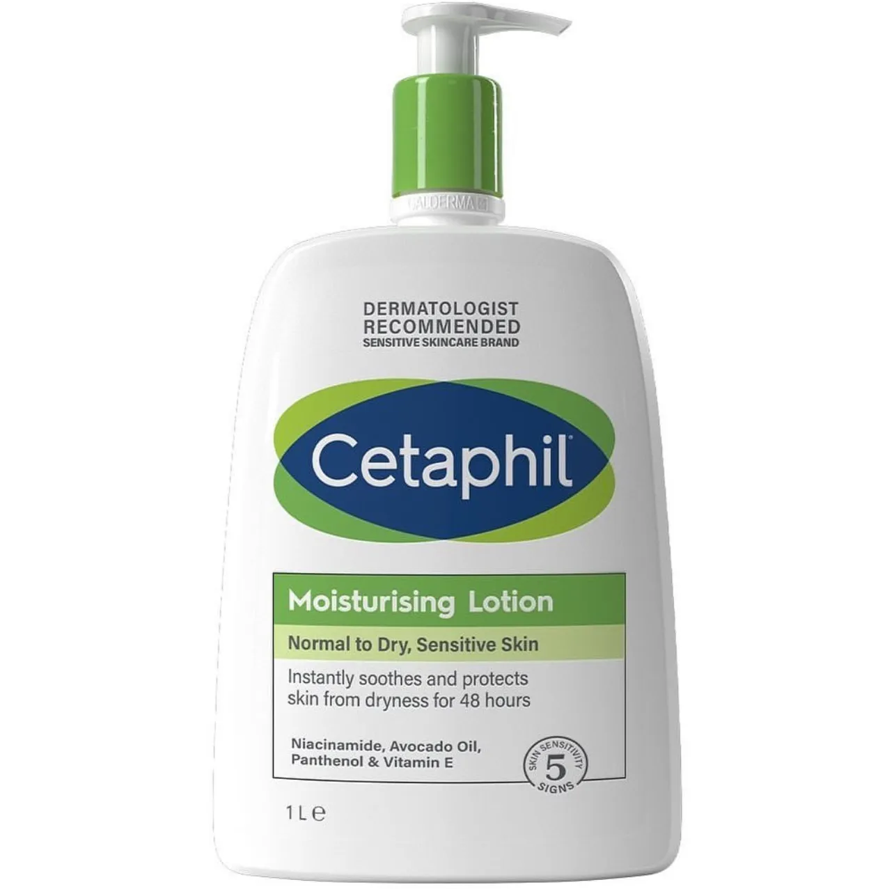 Cetaphil Vochtinbrengende Lotion - Body & Face-Voor Alle Huidtypes-Net Wt. 20 Floz (500Ml) Per Fles-Één (1) Fles