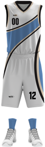 High Quality Personalized Team Basketball Uniform Set Durable Fabric and Plus Size with Sublimation Technology - Product Image 2