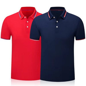 Polos pour hommes de grande taille Polos pour hommes logo personnalisé imprimés en lettres lavées Vente de polos pour hommes de grande taille - Product Image 1