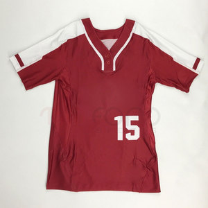 Maillot de softball pour femmes en gros, 2 boutons, haute qualité, séchage rapide, respirant, vêtements de sport fabriqués au Pakistan - Product Image 5