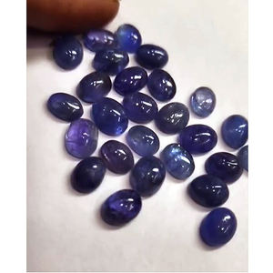 153 pièces de Tanzanite naturelle 8x6mm 9x7mm Cabochon ovale 266 Cts Lot Iroc ventes lâche pierres précieuses Tanzanite Cab US $96 pour tous - Product Image 2