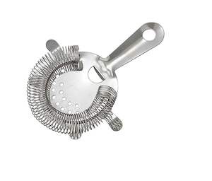 Herramientas de barra profesional Colador de cóctel de acero inoxidable con barra de acero inoxidable de resorte - Product Image 1