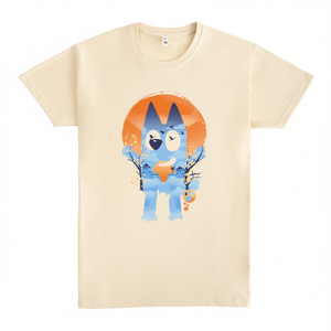 T-Shirt Promozionali Ukiyo E Dogs, Abbigliamento Resistente e Alla Moda con Stampa Giapponese a Blocchi di Legno a Tema Canino - Product Image 2