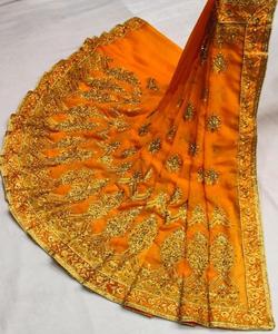 Look le plus magnifique Vhichitra soie lourde broderie travail Saree avec chemisier pièce femmes indiennes portent Sari pas cher prix en gros vêtement - Product Image 5