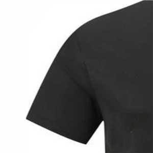 Ensemble de t-shirt et short de sport noir, tenue estivale sportive, t-shirt et short noirs basiques, look simple et tendance - Product Image 6