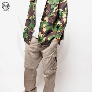 กางเกงผู้ชายสไตล์ซาฟารีมีซิปเอวลอยผ้าฝ้าย100% ระบายอากาศได้ดีเป็นมิตรกับสิ่งแวดล้อมในราคา2025 - Product Image 1