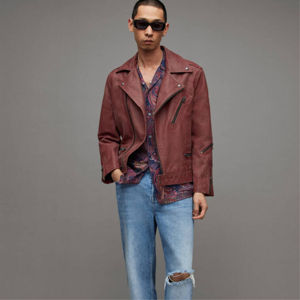 Más vendidos hombres invierno chaqueta de cuero de oveja Pakistán mejor calidad hombres invierno chaquetas de cuero cómodo al por mayor personalizado - Product Image 2