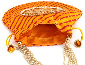 Traditional Indian Potli Women Handbag Handmade Bag Christmas <b>Gift</b> Clutch Purse Wedding Favors Wholesale Lot Return <b>Gift</b> - Product Image 5