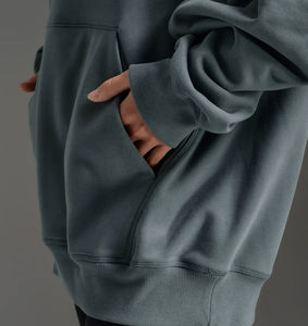 Sweats à capuche et sweats pour femmes épaule tombante hiver automne pull actif chaud polaire à capuche personnalisé faire des sweats à capuche en gros - Product Image 3