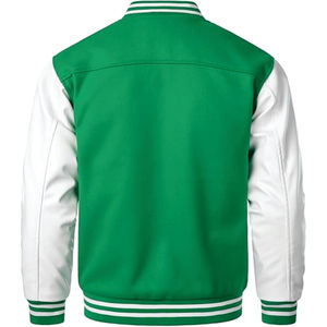 Custom Logo High Quality Winter Men's Varsity Letterman <b>Canvas</b> <b>Jackets</b> Wholesale Blank Plain Customized Design - Product Image 2