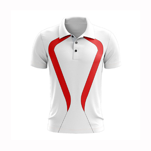 เครื่องแบบคริกเก็ตของผู้ชายเครื่องแบบกีฬาคริกเก็ตเสื้อแขนครึ่งท่อนทำจากโพลีเอสเตอร์100% - Product Image 5