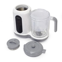 Robot culinaire pour bébé tout-en-un à écran tactile numérique, faible MOQ, pour fruits/viande/poisson/légumes, avec fonction vapeur, appareil électroménager