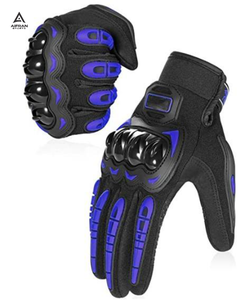 Gants de moto personnalisés AIFRAN, course, cuir, protection des jointures en fibre de carbone, professionnels, respirants, gants de moto - Product Image 5