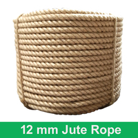 Corde en jute naturelle torsadée de haute qualité, 6 mm, pour le bondage Shibari, Bangladesh