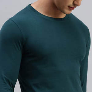 T-shirt pour homme à manches longues, couleur personnalisée, élégant, 100% coton, respirant, mode streetwear, coupe classique, de la meilleure qualité à bas prix - Product Image 4