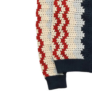 Cárdigan de Punto Grueso para Hombre, Diseño Elegante de Talla Grande, Logotipo Bordado, Letra Griega, Fraternidad Universitaria, Estilo Universitario - Product Image 2