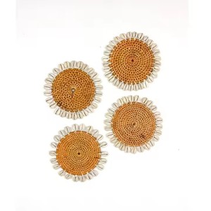 Coquillages en rotin/jonc de mer naturels fabriqués à la main respectueux de l'environnement Design moderne Taille de couleur personnalisable pour la décoration intérieure de la cuisine - Product Image 2