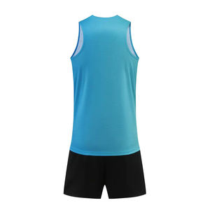 Conjunto de uniformes de campo de pista impresos sin mangas profesionales para adultos-Ropa de equipo deportivo de poliéster 100% duradera transpirable de secado rápido - Product Image 3